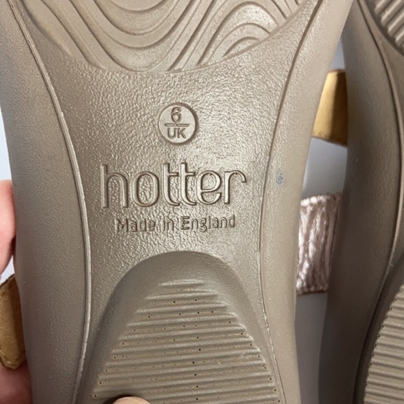 Hotter Flame sandals in mauve metallic size 8 - Picture 9 of 9